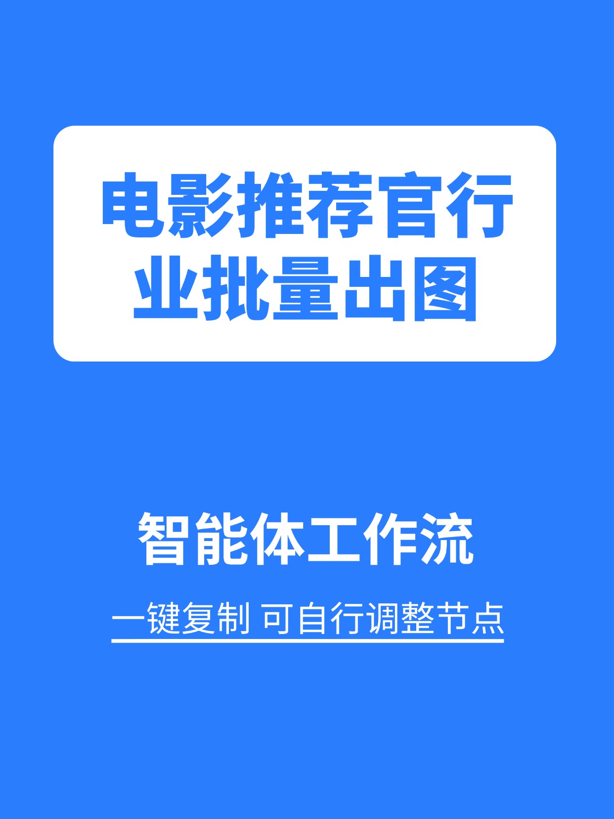 行业工作流:电影推荐官行业批量出图缩略图 行业工作流:电影推荐官行业批量出图缩略图