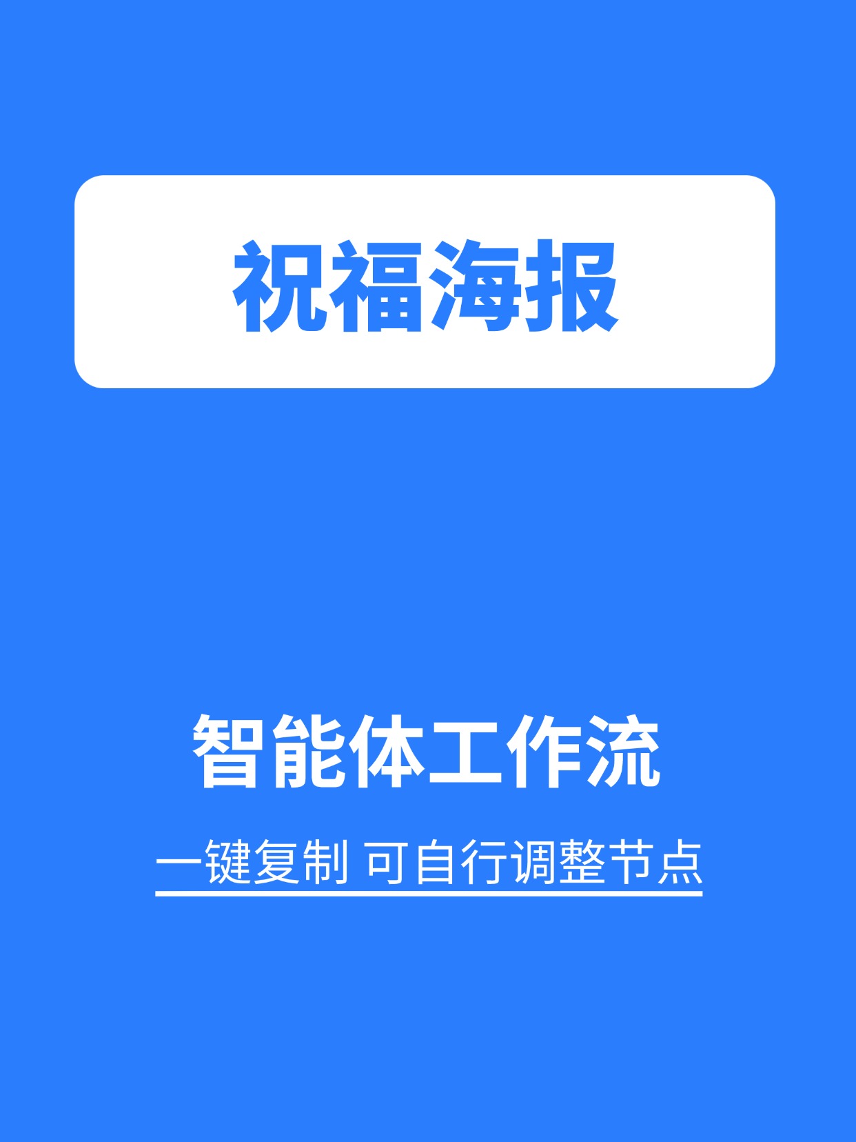 行业工作流:祝福海报缩略图 行业工作流:祝福海报缩略图